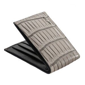 Premium Alligator Leather Wallet – Exotic & Elegant - Antic Rock